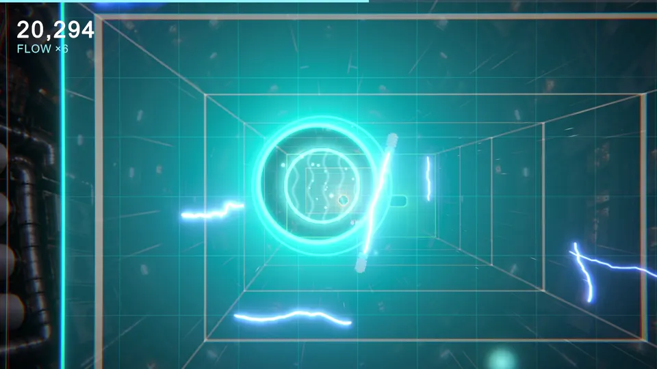 Electric arcs crackle across the Reactor shaft